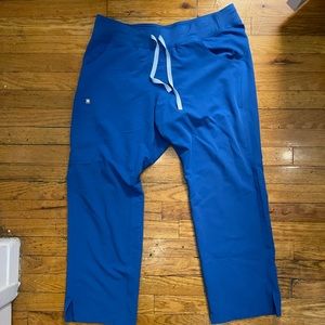 Figs Kade Cargo Scrub Pants Royal Blue, Petite L